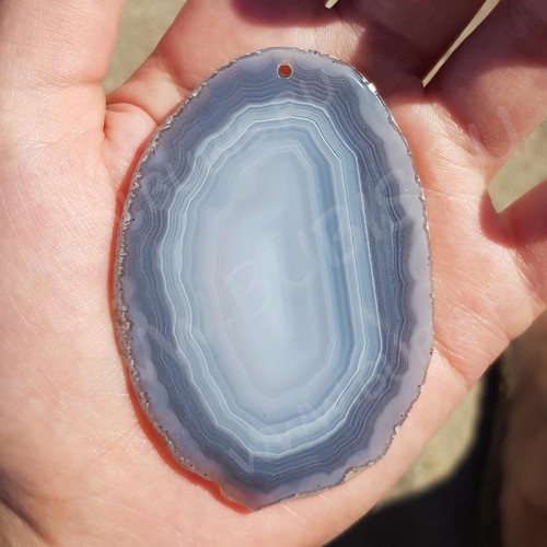 Кулон 1142 Срез Агата 69*46*4мм (камни)