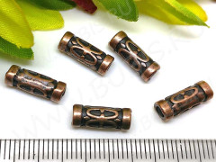 Бусина 105 Трубочка 13*5*5мм античная медь (литьё)