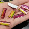 Купить Декоративный элемент 075 Страз пришивной коннектор прямоугольный 27*9*4,5мм Хамелеон радужный (стекло) с доставкой по России