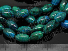 Бусина каменная Бочонок 03 13*8,5*8,5мм Хризоколла (камни)