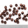 Купить (СКИДКИ!!!) Бусина Шарик металлический 3мм античная медь (Iron) (200шт) с доставкой по России