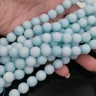(ОПТ) Бусина округлая ГРАНЁНАЯ 10мм Кварцит тонир. светло-голубой (камни) (НИТЬ) Купить (ОПТ) Бусина округлая ГРАНЁНАЯ 10мм Кварцит тонир. светло-голубой (камни) (НИТЬ) с доставкой по России