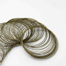 Купить Мемори проволока - пружина - основа для браслета 65*0,6мм античная бронза (10 витков) с доставкой по России