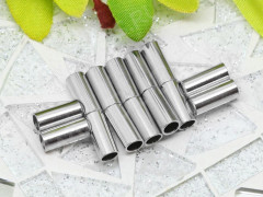 Магнитный замочек №34 для вклеивания 3мм 15,5*4*4мм цвет платины (Brass)