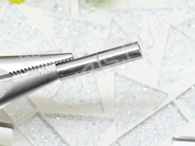 Магнитный замочек №34 для вклеивания 3мм 15,5*4*4мм цвет платины (Brass)