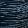 Купить Шнур кожаный 03 воловья кожа 2мм круглый темно-синий (1м) с доставкой по России