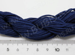 Нейлоновый шнур 09 1,5мм т.синий (1м)