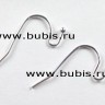 Швензы-крючки №077 с шариком 20*12мм цвет платины (Хирургическая сталь) (1 пара) Купить Швензы-крючки №077 с шариком 20*12мм цвет платины (Хирургическая сталь) (1 пара) с доставкой по России