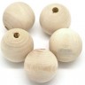 Бусина Округлая 20мм натуральная неокрашенная (дерево) Купить Бусина Округлая 20мм натуральная неокрашенная (дерево) с доставкой по России