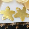Купить (СКИДКИ!!!) 359 коннектор 1 к 1 Морская звезда 15,5*15*0,4мм золотистая (Iron) (10шт.) с доставкой по России