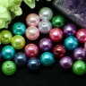 Купить (СКИДКИ!!!) Бусина Округлая 33 "Жемчуг" 12мм микс (акрил) (10шт.) с доставкой по России