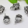 Купить (СКИДКИ!!!) Бусина с петлёй 037 Бейл Бабочки 11,5*7*6,5мм античное серебро (литьё) (10шт) с доставкой по России