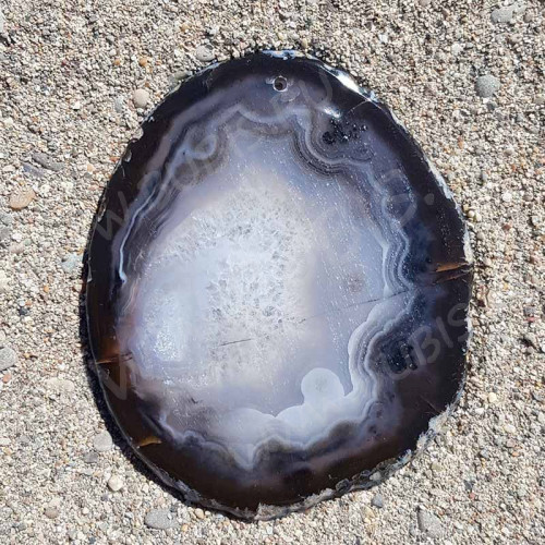 Кулон 1140 Срез Агата 76*58*4мм (камни)