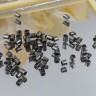 Зажимные бусины 01 трубочки 1,5-2мм чёрный никель (Brass) (2г. ок.300шт.) Купить Зажимные бусины 01 трубочки 1,5-2мм чёрный никель (Brass) (2г. ок.300шт.) с доставкой по России
