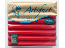 Полимерная глина Артефакт 4114 Королевский красный классический 56г.