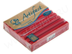 Полимерная глина Артефакт 4114 Королевский красный классический 56г.