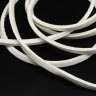 Купить Шнур кожаный 49 кожзам полоска 2,7*1,5мм кремовый белый (1м) с доставкой по России