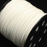 Купить Шнур кожаный 49 кожзам полоска 2,7*1,5мм кремовый белый (1м) с доставкой по России