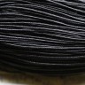 Купить (СКИДКИ!!!) Вощёный х/б шнур 1мм чёрный (ок. 70м) с доставкой по России