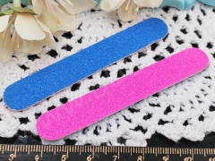 Пилка 01 для шлифовки мини 85*13*1,5мм голубо-розовая (инструменты для бижутерии)