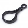 Купить Карабин для брелка 32 для ключей сумки 51*25*5мм чёрный (пластик) (10шт) с доставкой по России