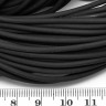 Купить (СКИДКИ!!!) Полиуретановый шнур 07-10К 5мм ПОЛЫЙ (3мм) чёрный матовый (кат.ок.10м) с доставкой по России
