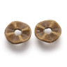 Купить (СКИДКИ!!!) Рондели 085 волнистые 7*7*1,2мм античная бронза (литьё)(50шт) с доставкой по России