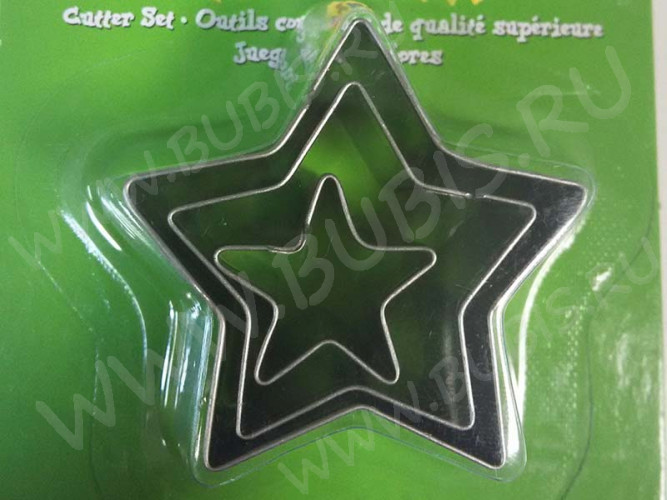 Каттер 13 Звезда набор формочек Makins (инструменты для моделирования) (3шт.)