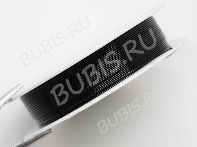 Проволока медная 05 толщина 0,5мм чёрная (Copper) (ок.9м)