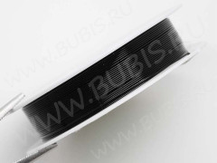 Проволока медная 05 толщина 0,5мм чёрная (Copper) (ок.9м)