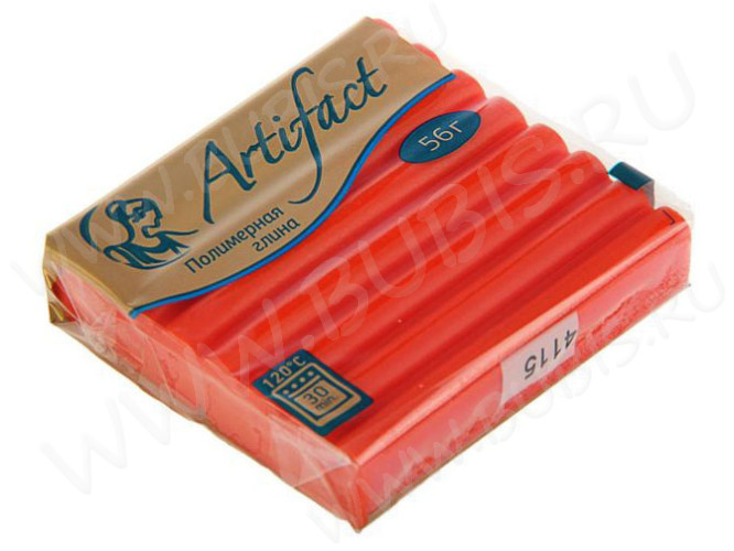 Полимерная глина Артефакт 4115 Томатный классический 56г.