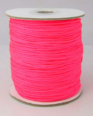 Нейлоновый шнур 08 1мм неоновый яр.розовый (1м)