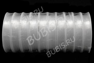 Резинка 19 силиконовая круглая 1мм прозрачная (катушка ок.4м)