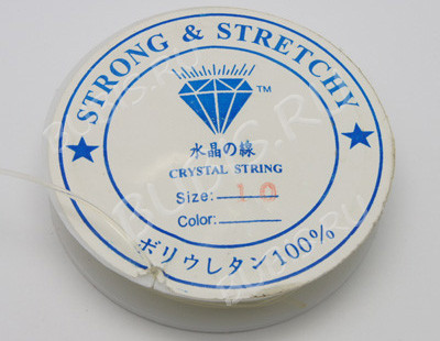 Резинка 19 силиконовая круглая 1мм прозрачная (катушка ок.4м)