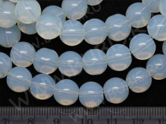 (СКИДКИ!!!) Бусина округлая 10мм Лунный камень синт. (Опалит) (камни) (10шт)