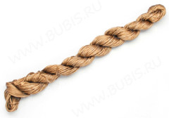 Нейлоновый шнур 04 1мм св.коричневый (1м)