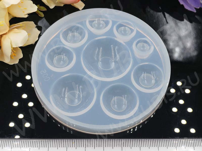 Молд 035 для эпоксидной смолы Кабошоны 83*10мм (силикон)