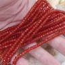 (ОПТ) Бусина каменная Рондель 40 ГРАНЁНЫЙ 4*4*2,5мм Кварц тонированный сердоликовый (камни) (НИТЬ) Купить (ОПТ) Бусина каменная Рондель 40 ГРАНЁНЫЙ 4*4*2,5мм Кварц тонированный сердоликовый (камни) (НИТЬ) с доставкой по России