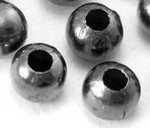 (СКИДКИ!!!) Бусина Шарик металлический 2мм чёрный никель (Iron) (ок.350шт.)