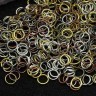 Купить (СКИДКИ!!!) Колечки обычные 10*1мм МИКС цветов (Iron) (100шт.) с доставкой по России