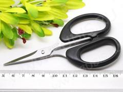 Ножницы 05 для рукоделия 120мм с чёрными ручками (инструменты для бижутерии)