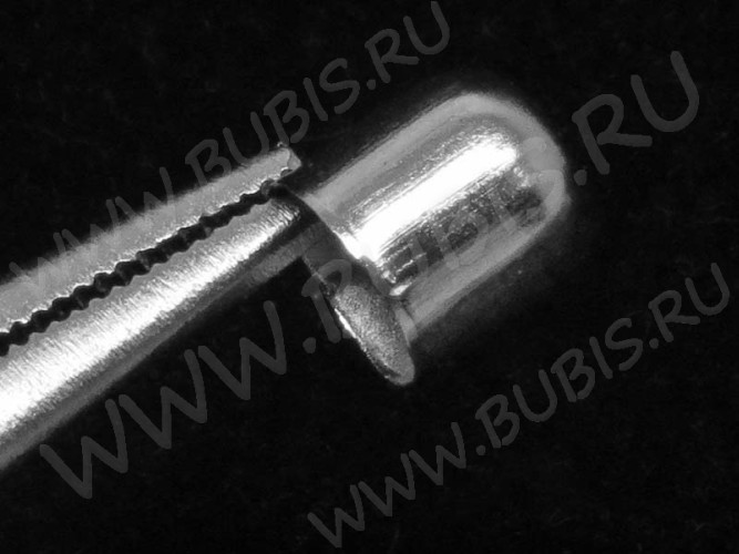Концевик 032 шапочка 8*7*7мм цвет платины (Iron) (20шт.)