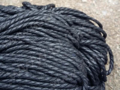 Вощёный х/б шнур "канатик" 3мм черный (1м)