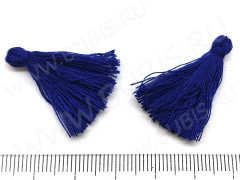 Декоративный элемент 064 Кисточка х/б маленькая 25-31*5мм синяя (декоративные элементы)