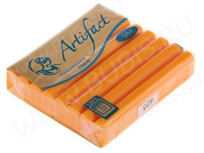 Полимерная глина Артефакт 425 Тыквенный классический 56г.