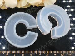 Молд 133 для эпоксидной смолы 43*41*10мм Буква C (силикон)