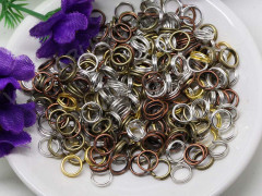 (СКИДКИ!!!) МИКС колечек 06 ДВОЙНОЙ крутки 6мм МИКС всех цветов (Iron) (25гр)