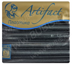 Полимерная глина Артефакт 791 чёрный перламутр 56г.