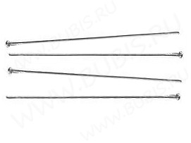 Штифт со шляпкой 45*0,7мм цвет платины (никель) (Iron) (50шт)