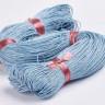 Вощёный х/б шнур 1мм голубой (5м) Купить Вощёный х/б шнур 1мм голубой (5м) с доставкой по России